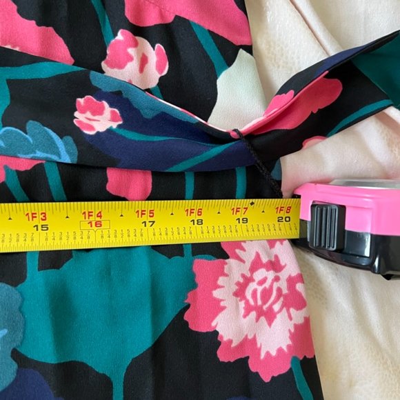 kate spade viney floral fluid shirtdress size small nwot - Picture 15 of 16